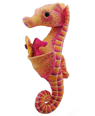 Wild Republic Wr Plush Seahorse With Babies Stuffed Animal, 11.5 Inches