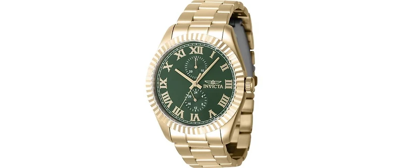 Invicta Men's Specialty Quartz Multifunction Green Dial Watch