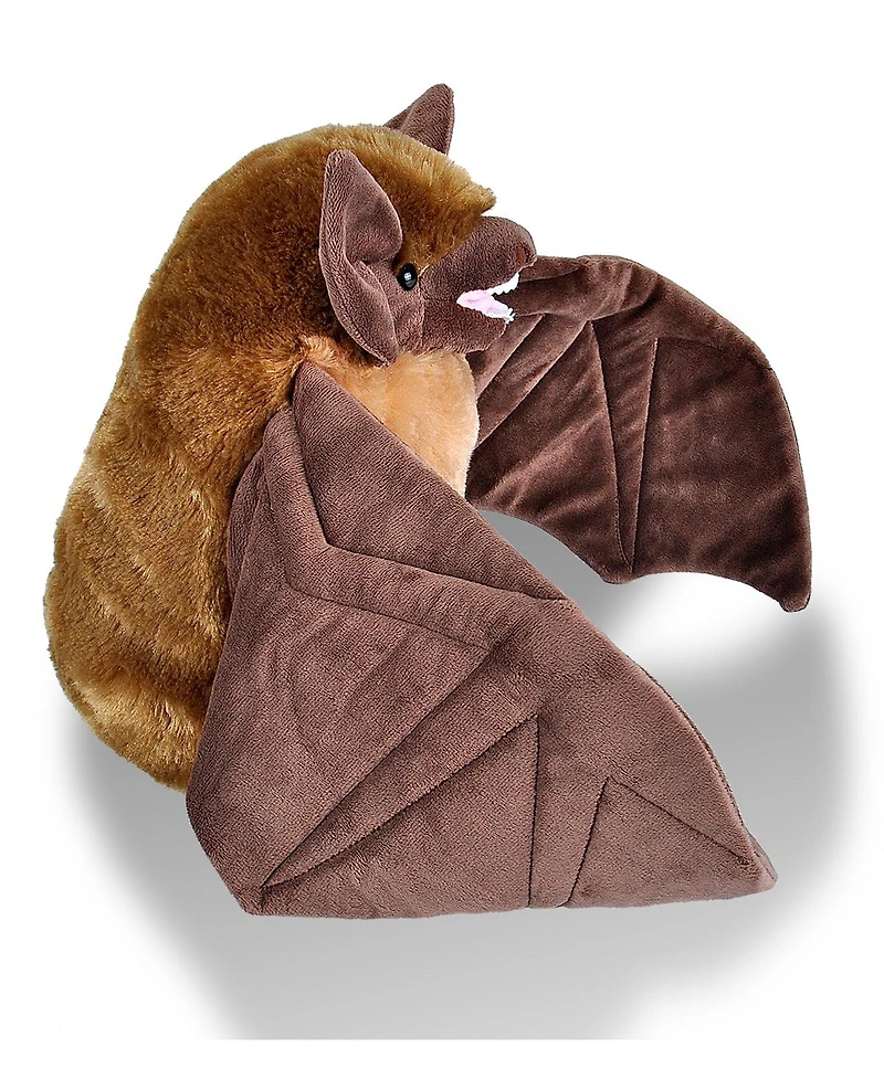 Wild Republic Cuddlekins Brown Bat Stuffed Animal, 12 Inches