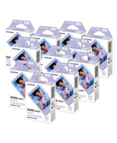 Fujifilm Instax Mini Soft Lavender Instant Print Film Bundle