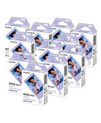 Fujifilm Instax Mini Soft Lavender Instant Print Film Bundle