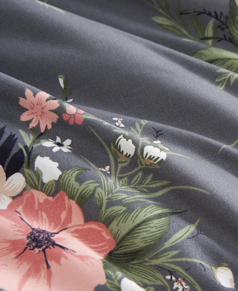 Lucky Brand Cali Bouquet Floral 3-Pc. Duvet Cover Set