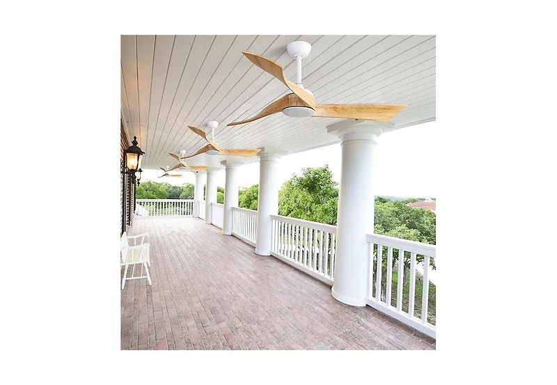 Sofucor 52" Propeller Ceiling Fan without Lights Remote Control