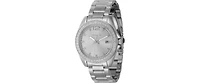 Invicta Women's 44839 Angel Quartz 3 Hand Silver Dial Watch