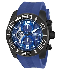 Invicta Men's 22812 Pro Diver Quartz 3 Hand Blue Dial Watch