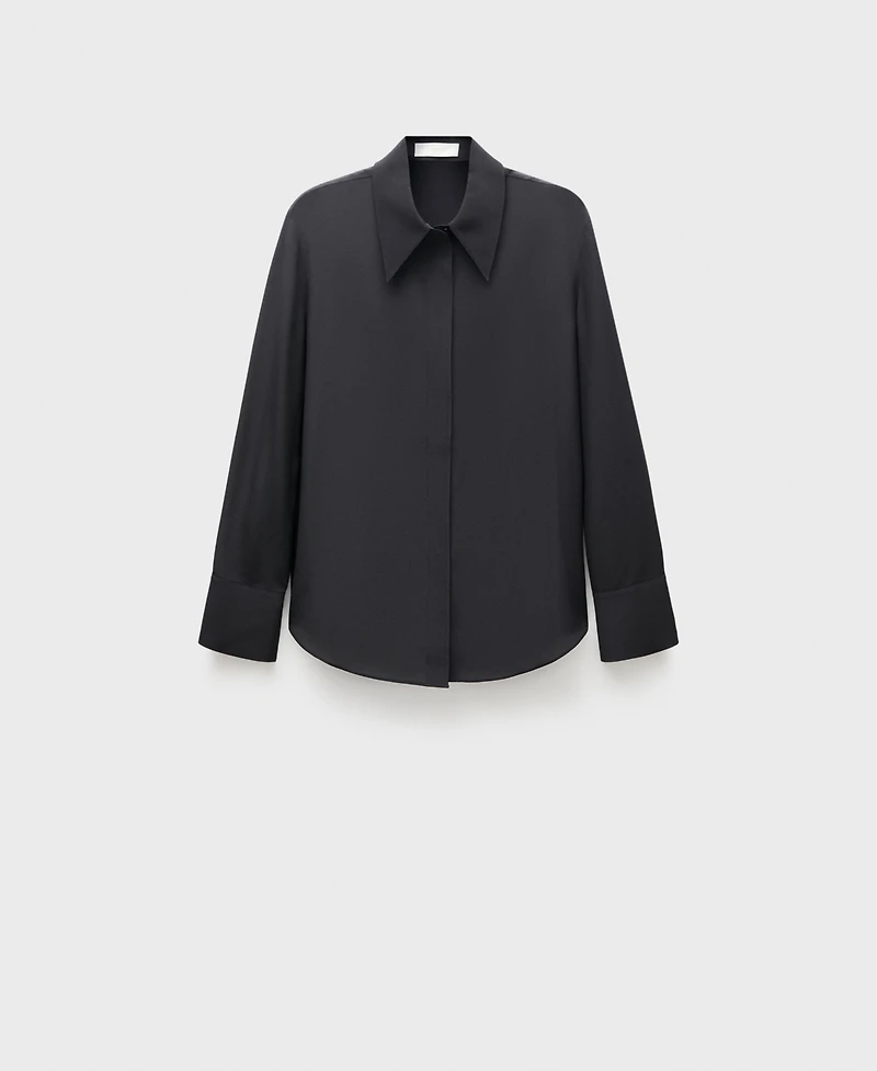 Mango Women's Silk Shirt