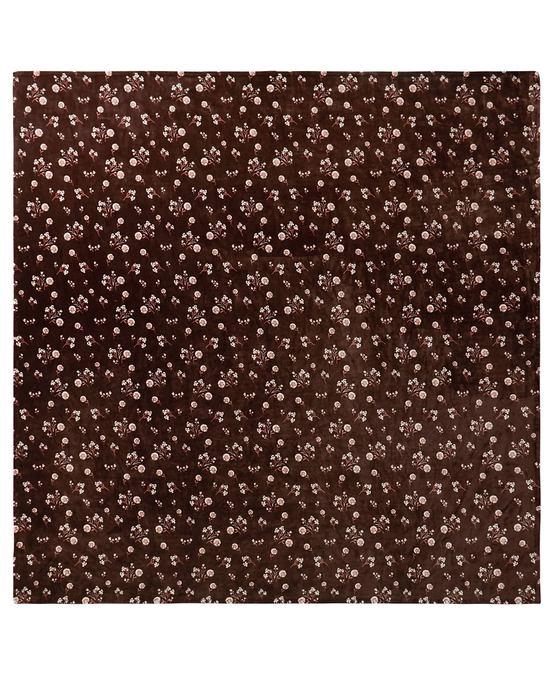 Lucky Brand Daisy Floral Cozy Plush Blanket, Full/Queen