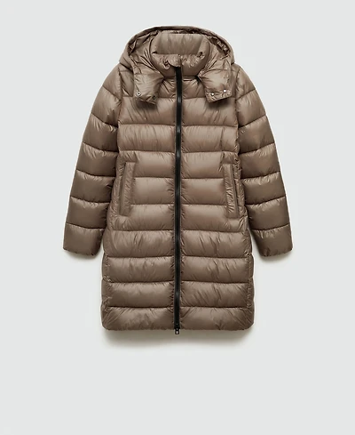 Mango Women's Water-Repellent Quilted Coat