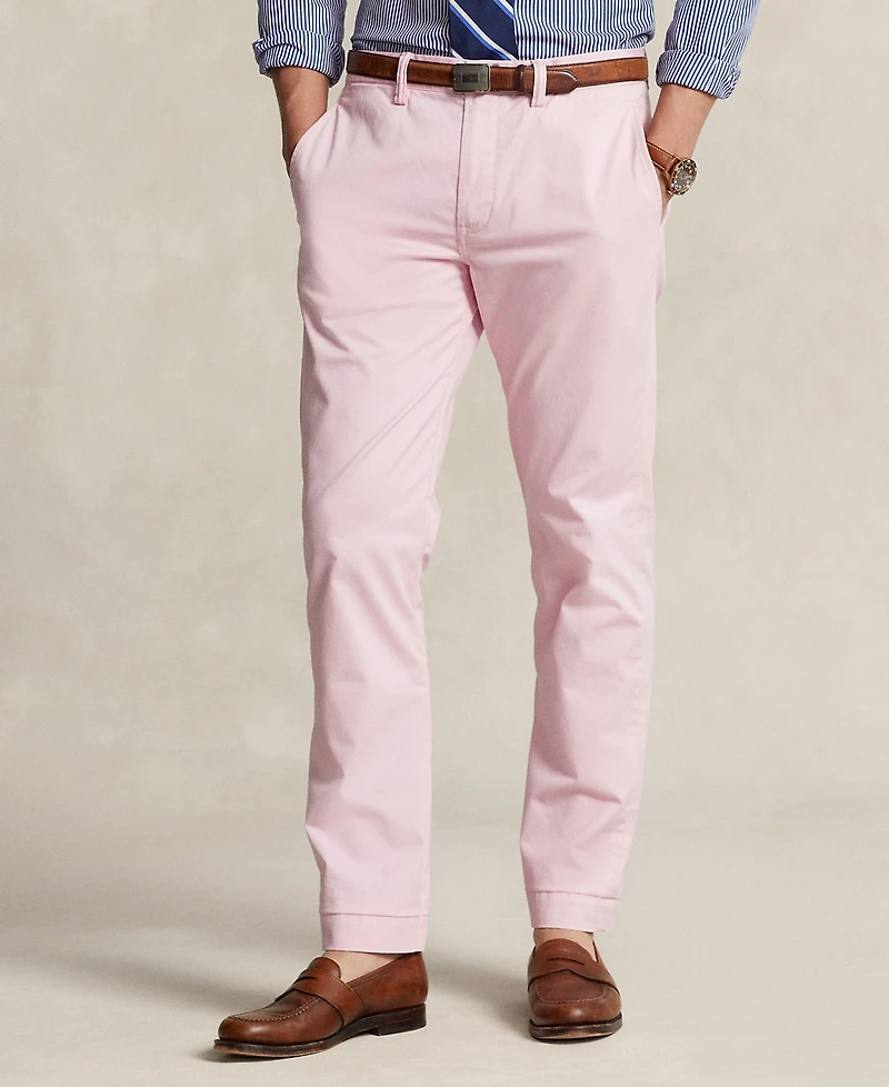 Polo Ralph Lauren Men's Straight-Fit Washed Stretch Chino Pants