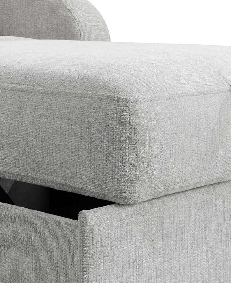 Serta 35.2" Polyester Toluca Convertible Chair