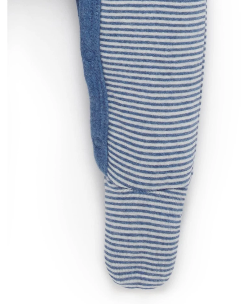 Purebaby Baby Boys Stripe Coverall