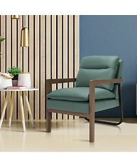 Gouun Single Sofa Chair with Extra-Thick Padded Backrest and Seat Cushion