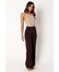 Petal and Pup Women's Neveah Silky Wide Leg Trousers