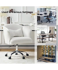 Hulala Home Samuel Modern Office Chair with Flared Arm