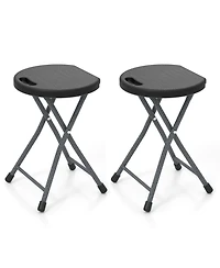 Gouun Folding Stool with Built-in Handle for Adults-2 Pieces