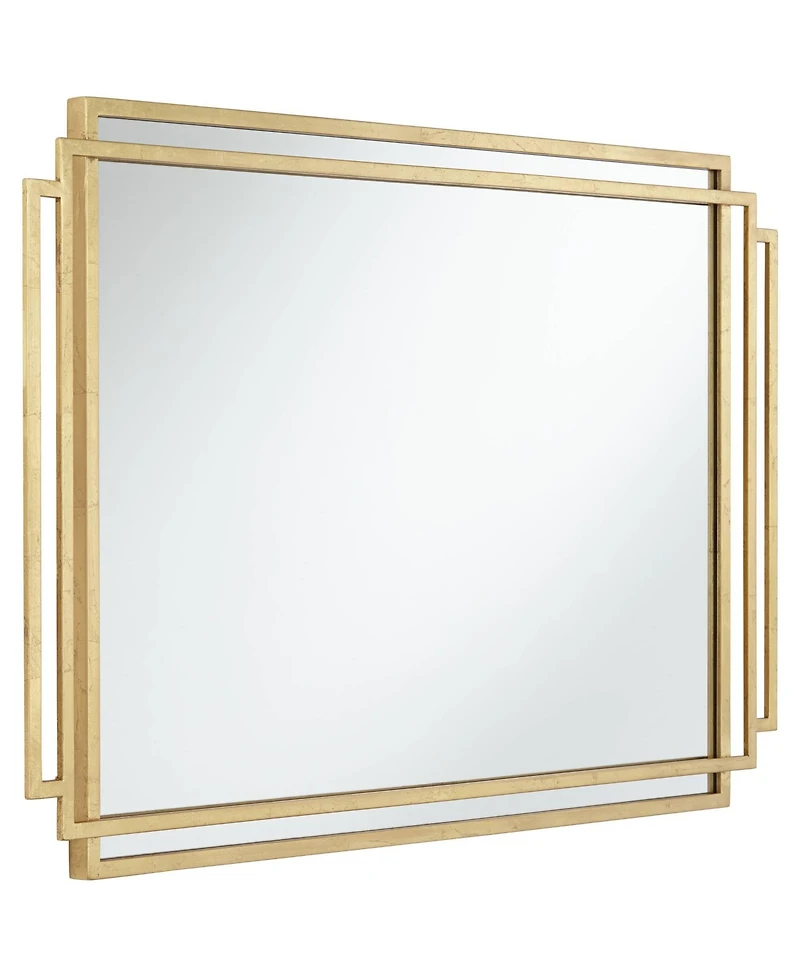 Uttermost Amherst Brushed Gold 24" x 38 1/2" Wall Mirror