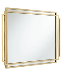 Uttermost Amherst Brushed Gold 24" x 38 1/2" Wall Mirror