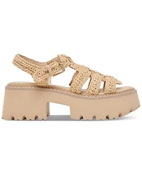 Dolce Vita Women's Latice Peep-Toe Fisherman Sandals