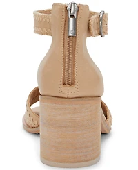 Lucky Brand Women's Shivona Whipstitch Block-Heel Dress Sandals