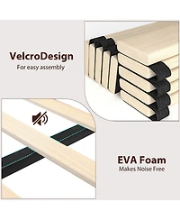 gaomon Queen Size Platform Bed Frame with Headboard