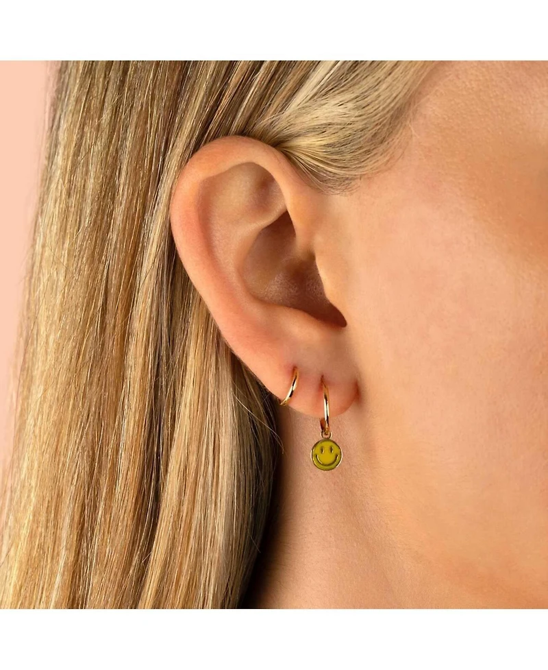 Thin Solid Cartilage Huggie Earring 14K - 14k gold