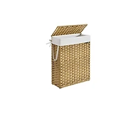 Slickblue Slim Laundry Hamper with Lid Compact and Stylish for Efficient Laundry Storage