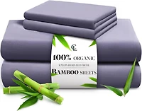 LuxClub 4-Pc Rayon from Bamboo Sheet Set – Cooling & Soft Luxury