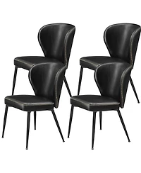 Set of 2 Upholstered Dining Chairs for Kitchen, Comfortable & Stylish Seating