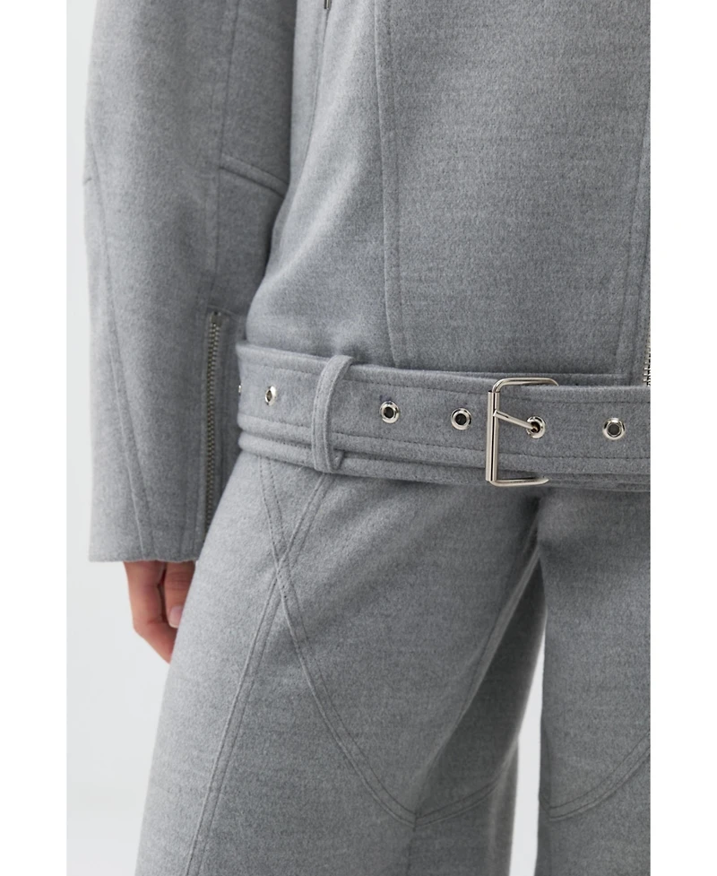Nocturne Women's Oversized Double-Breasted Coat