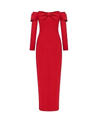 Nocturne Women's Bow Maxi Dress