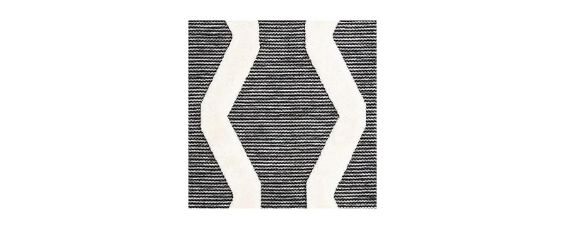 Bayshore Home Textured Tones Trellis 9'x12' Area Rug