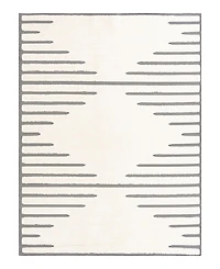 Bayshore Home Textured Tones Strings 9'x12' Area Rug
