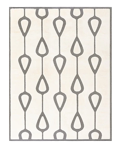 Bayshore Home Textured Tones Drops 9'x12' Area Rug