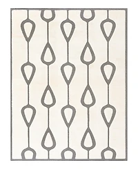 Bayshore Home Textured Tones Drops 9'x12' Area Rug