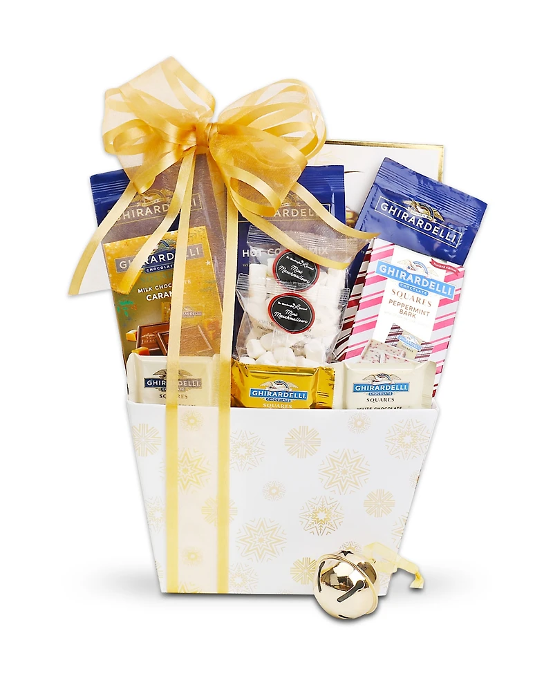 Alder Creek Gift Baskets Ghirardelli Chocolate Holiday Gift Basket, 10 Piece