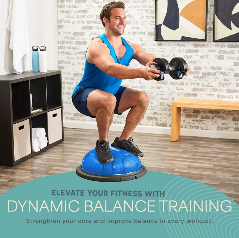 LifePro Half Balance Ball Trainer - Stability Ball for Full Body Workout & Physical Therapy Exercise