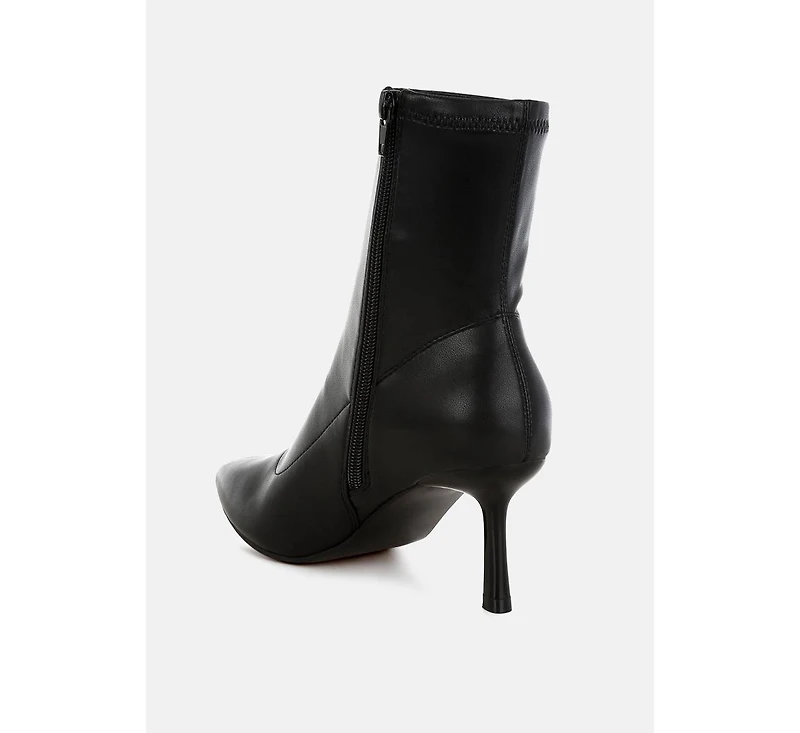 Pumila Stiletto Heel Sock Boots