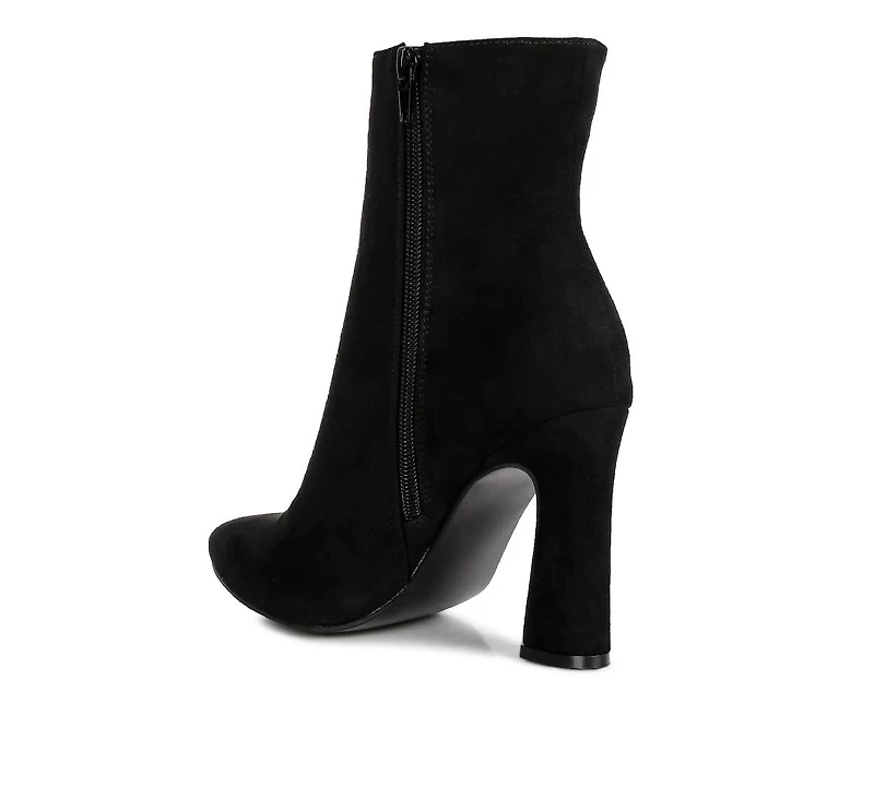 Clubdate Block Heeled Ankle Boots