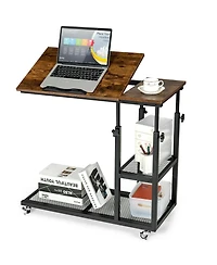 Gouun Adjustable C-Shaped Bedside Table