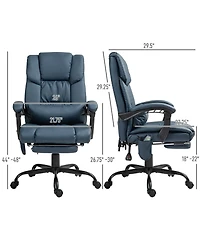 Vinsetto Massage Office Chair, Chair with 6 Vibration Points