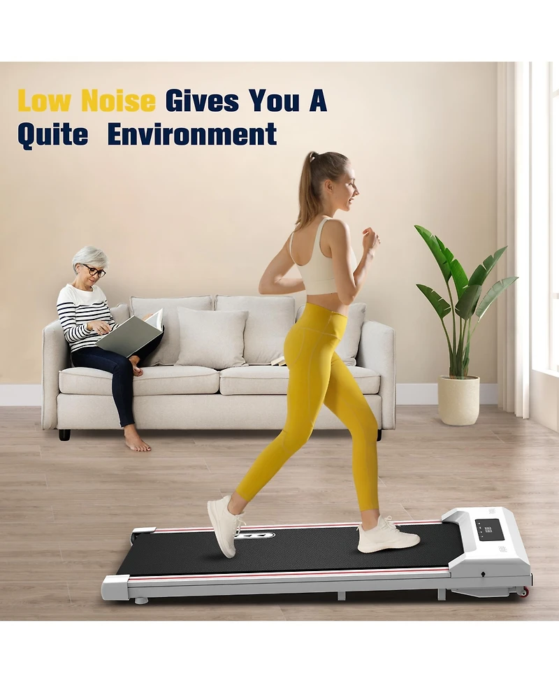 Redliro Walking Pad Under Desk Treadmill 265LBS 2.25HP Running Machine for Home Office