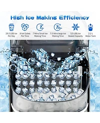 Countertop Ice Maker 26.5lbs/Day Self-Cleaning Machine