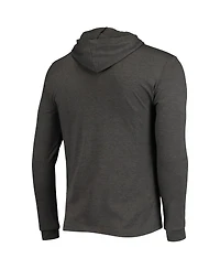 Concepts Sport Men's Orange/Heather Charcoal Oklahoma State Cowboys Meter Long Sleeve Hoodie T-Shirt Jogger Pajama Set