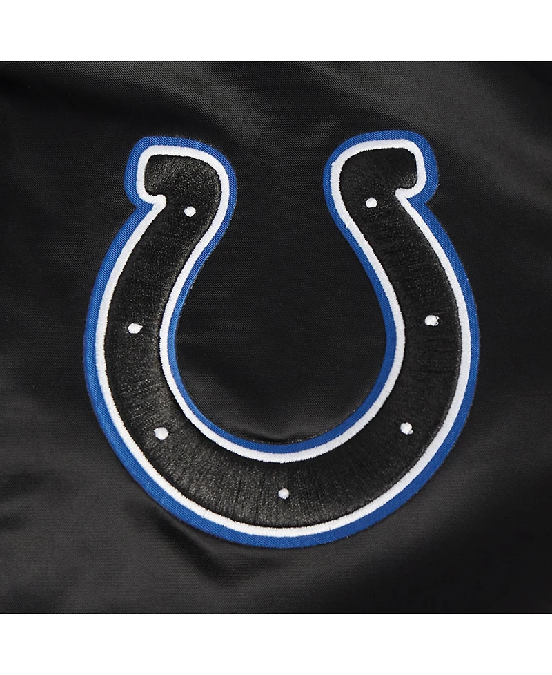 Pro Standard Women's Black Indianapolis Colts Indiana Nights Bomber Jacket