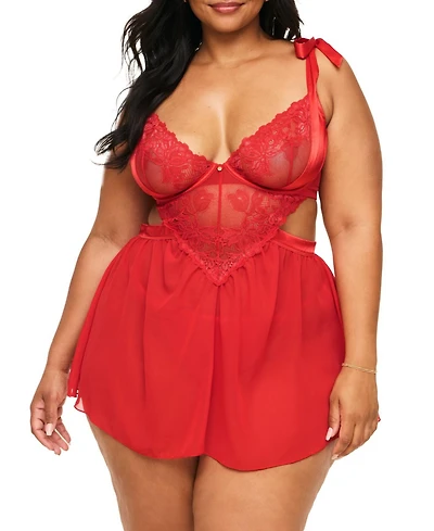 Adore Me Plus Fantasia Babydoll Lingerie