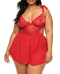 Adore Me Plus Fantasia Babydoll Lingerie