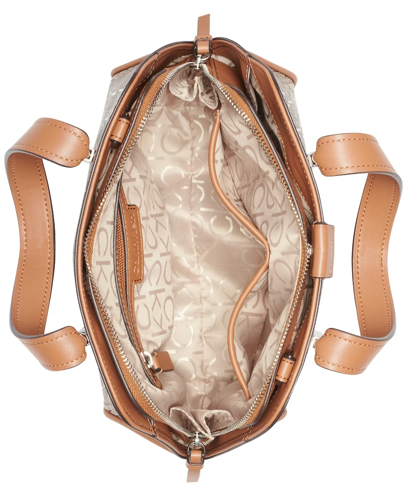 Calvin Klein Audrey Signature Convertible Satchel