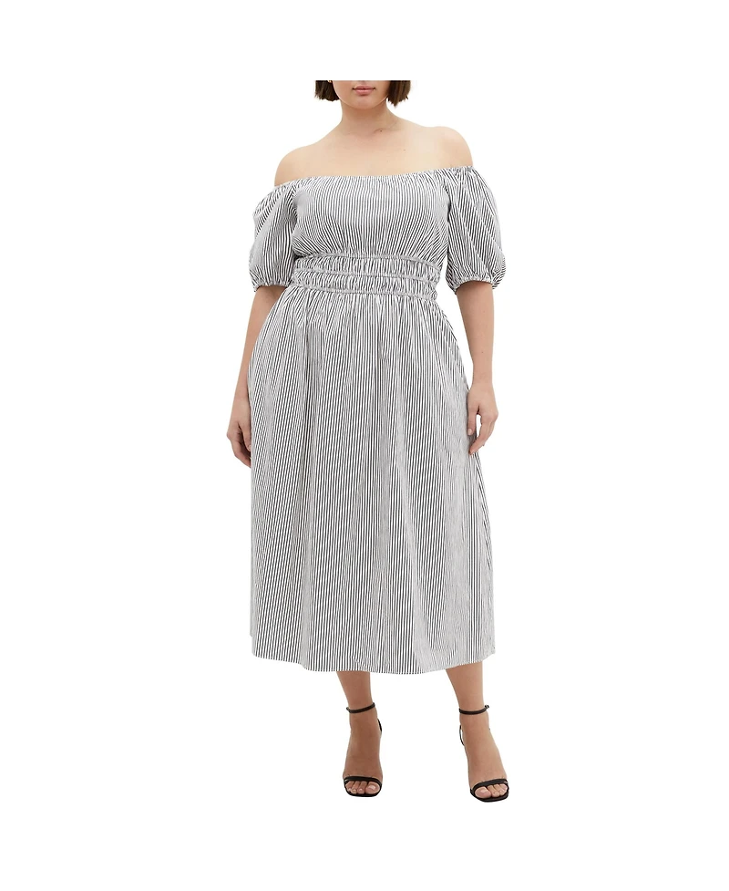 City Chic Plus Size Adelynn Street Dress
