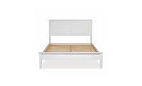 Modern Solid Pine Platform Bed – Sturdy Wood Slat Frame with Contemporary Design for Any Bedroom