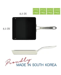 Techef - ValenCera - Ceramic Nonstick Tamagoyaki Japanese Omelette Pan/Egg Pan